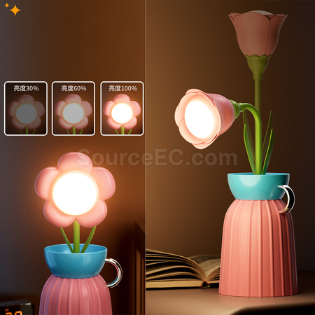 Customization Flower Table Lamp Promotional Products