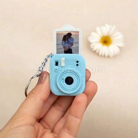 Customization 3D Printed Mini Camera Keychain Promotional Products