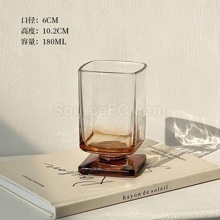 Customization Mellow Design Glass Cup Promotional Products