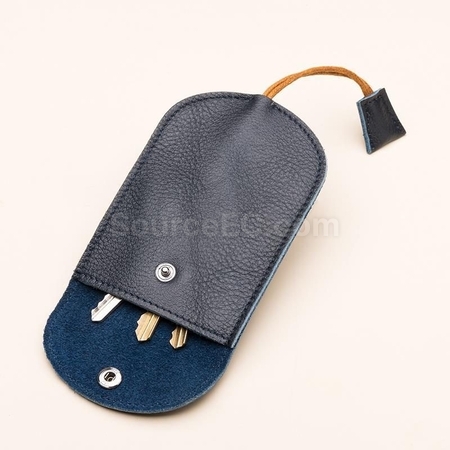 Customization Genuine Leather Key Organizer Promotional Products