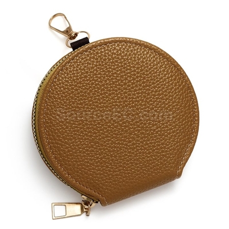 Customization Mini Round Zipper Coin Purse Promotional Products