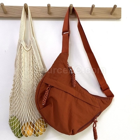 Customization Nylon Crossbody Dumpling Bag Promotional Products
