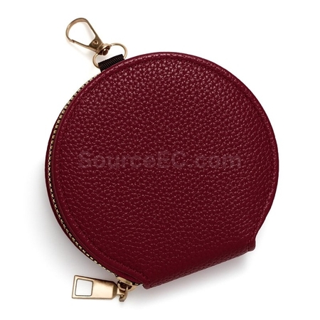 Customization Mini Round Zipper Coin Purse Promotional Products