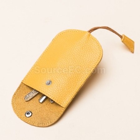 Customization Genuine Leather Key Organizer Promotional Products