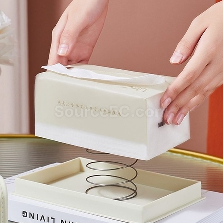 Customization Luxury Leather Tissue Box Promotional Products