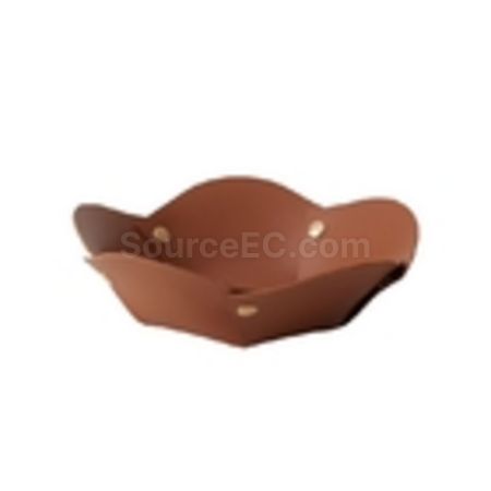 Customization Flower Shape PU Leather Tray Promotional Products