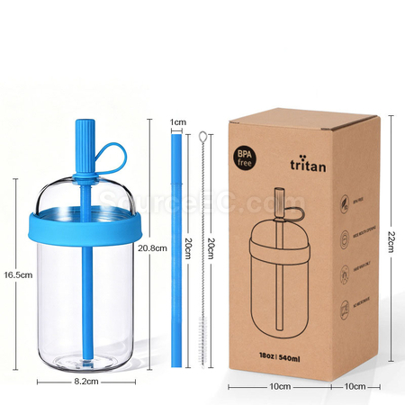 Customization Tritan straw cup for milk tea Promotional Products