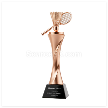 Customization Badminton Resin Trophy Promotional Products
