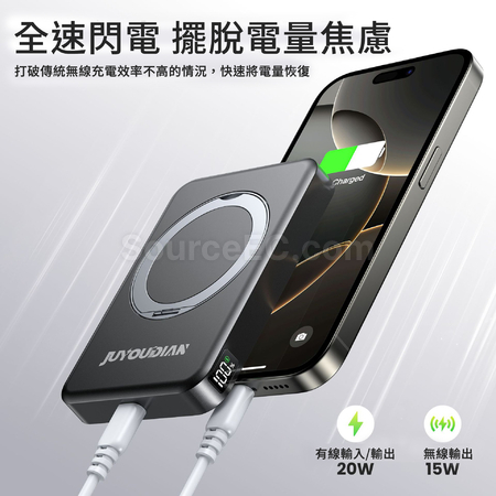 Customization 4-in-1 Foldable Bracket Magnetic Power Bank Promotional Products