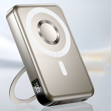 Customization 4-in-1 Foldable Bracket Magnetic Power Bank Promotional Products