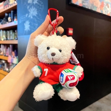 Customization Football Bear Pendant Keychain Promotional Products