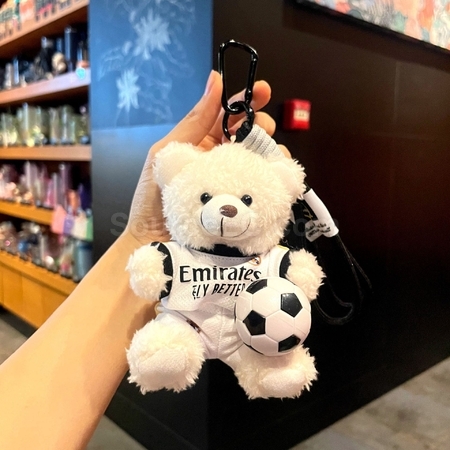 Customization Football Bear Pendant Keychain Promotional Products