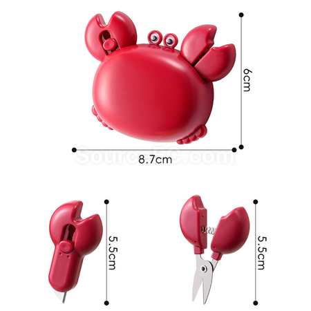 Customization 3-in-1 Crab Bottle Opener, Can Opener and Scissors, Magnetic Refrigerator Sticker Promotional Products