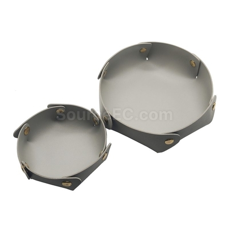 Customization Round PU Leather Storage Box Promotional Products