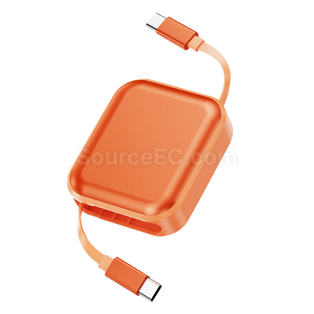 Customization 240W Retractable Dual Type-C Transmission Cable Promotional Products