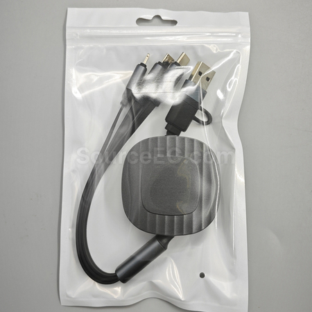 Customization 140W 2-in-1-to-3 Retractable Fast Charging Data Cable Promotional Products