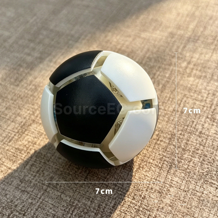 Customization Football Stress Relief Ball-shaped Button Keychain Promotional Products