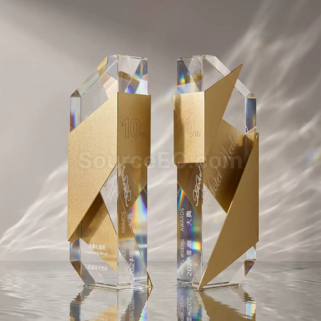Customization Geometric Crystal Trophy Promotional Products
