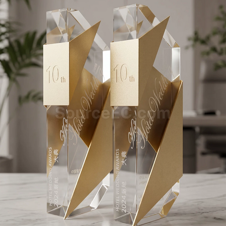 Customization Geometric Crystal Trophy Promotional Products