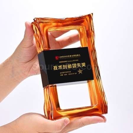 Customization Rectangle Crystal Trophy Promotional Products