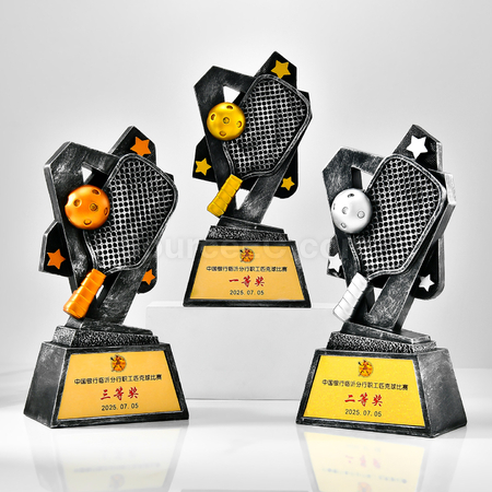 Customization Pickleball Themed Trophy Promotional Products