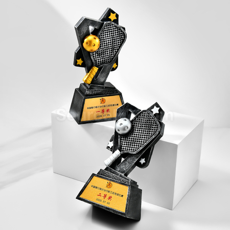 Customization Pickleball Themed Trophy Promotional Products