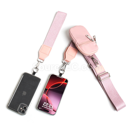 Twill Braided Detachable Phone Wrist Strap/Back Strap Lanyard