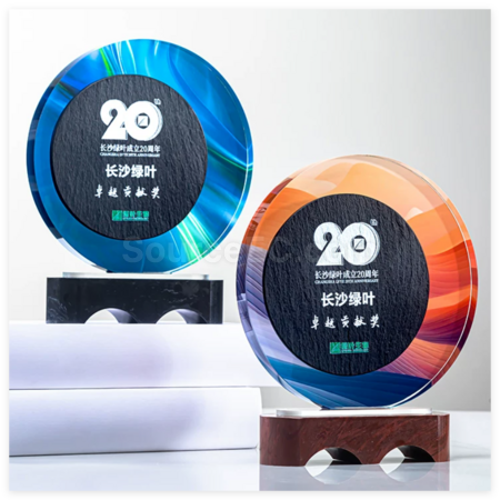 Customization Crystal Marble Trophy Promotional Products