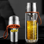 350ML Portable Glass Bottle with Infuser