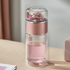 Customization280ML Portable Glass Bottle with InfuserPromotional Products