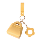 Creative Makeup Mirror Earphone Bag Keychain